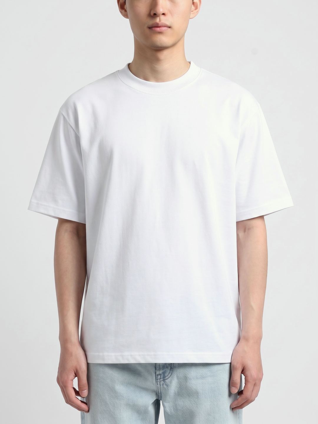 Mặt vải cotton 280GSM sợi đơn của áo LIM